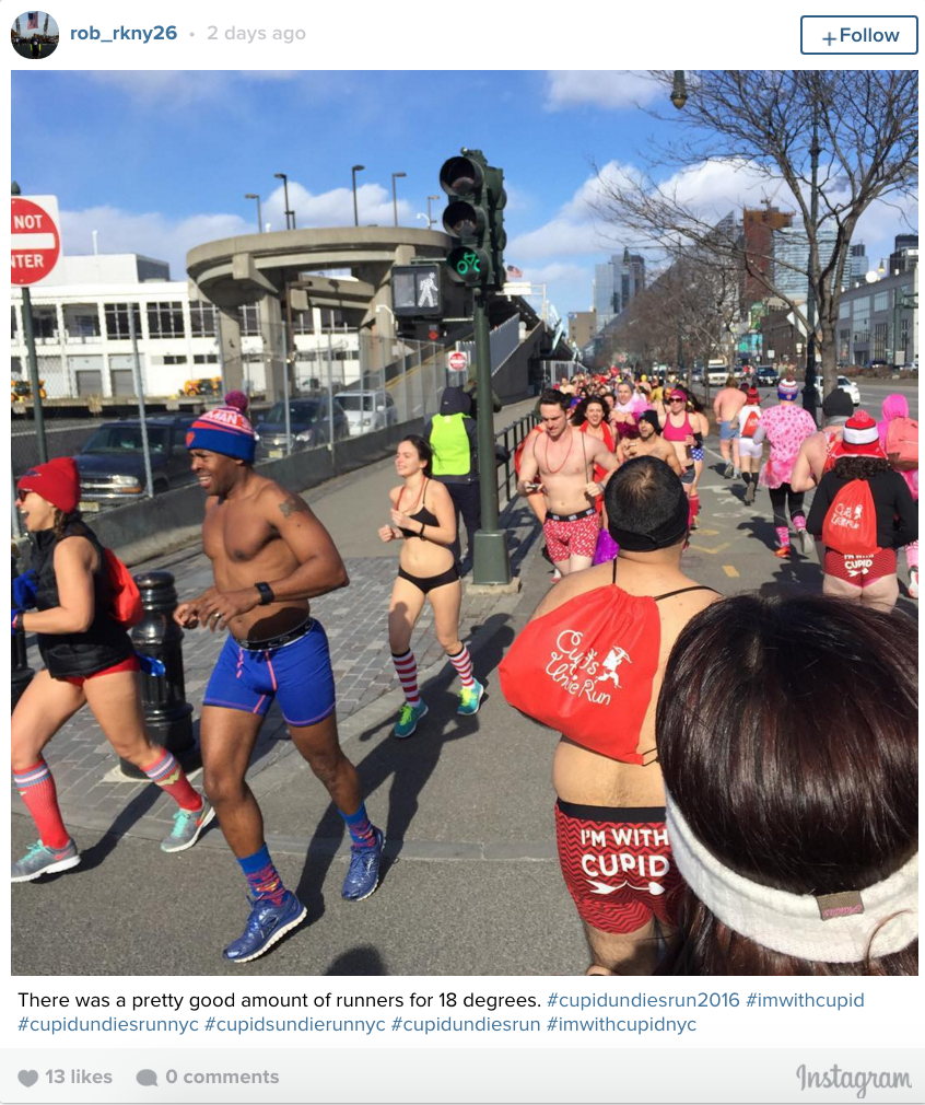The Most Outrageous Photos from Cupid's Undie Run in NYC