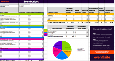 excel template budget evenement