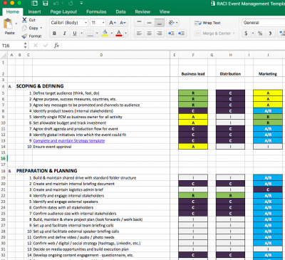 Your Event Management Plan Download The Free Excel Template Eventbrite New Zealand Blog