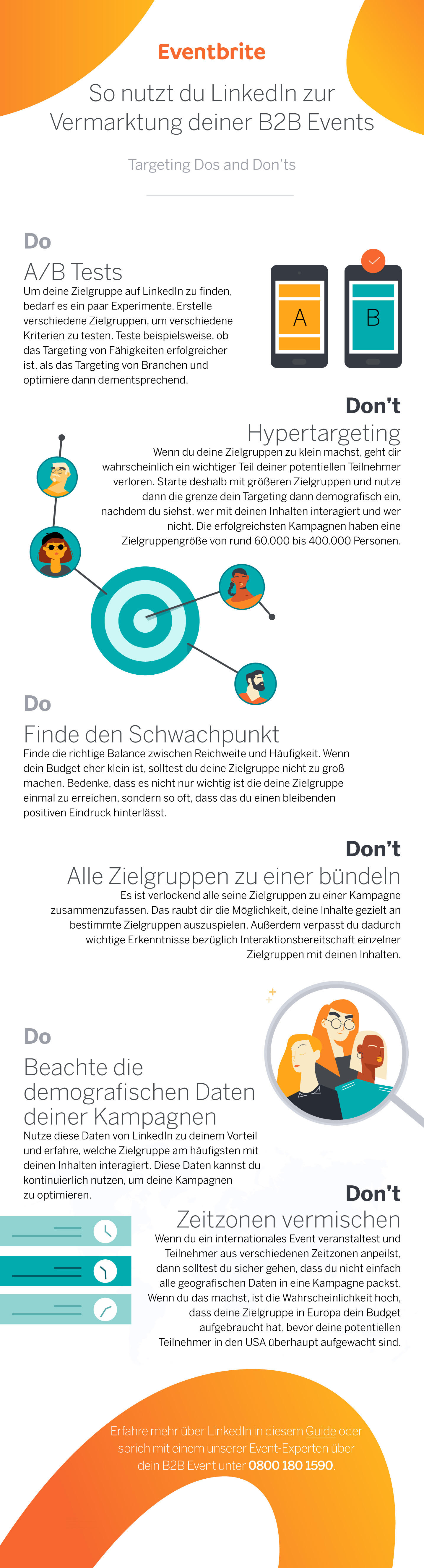 LinkedIn Targeting für B2B Events Eventbrite DE