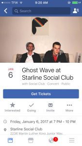 Facebook ticket sales