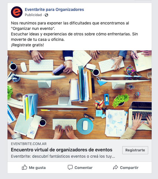 facebook para eventos