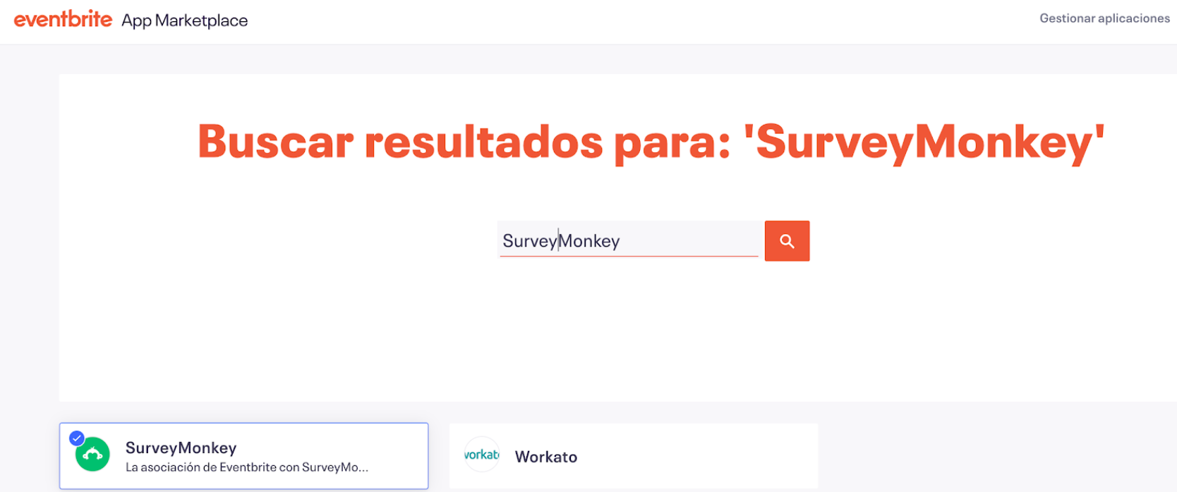 integración con survey monkey