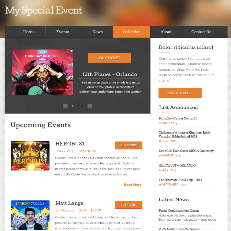 eventbrite online event page