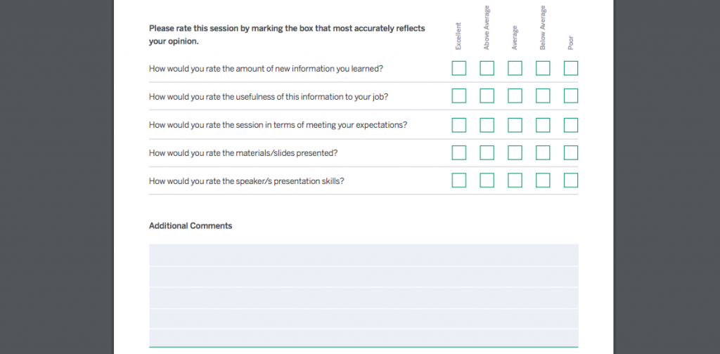 Event Feedback to Forms Evaluations Guide A Complete ... \u0026