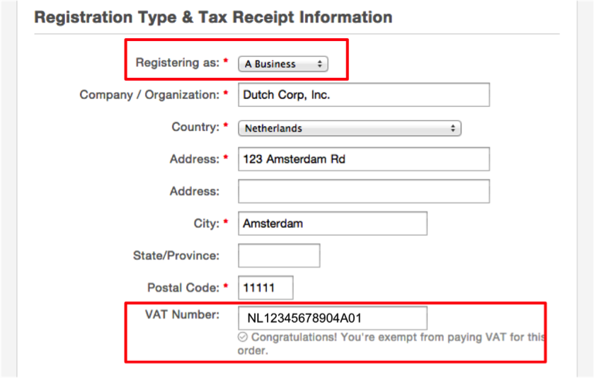 Vat number nedir